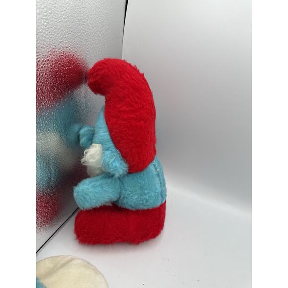 Smurfs Bundle of 2 Papa Smurf 1981, 1979 vtg vintage Peyo Wallace Berrie - Picture 11 of 13